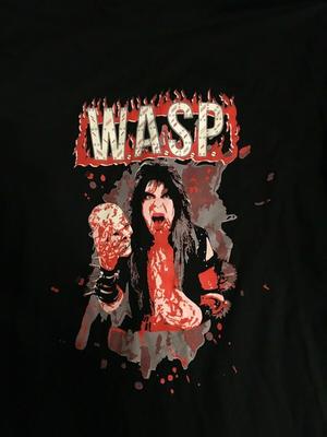 WASP Tour Cotone Nero Uomo S-4XL T-Shirt Top Tee