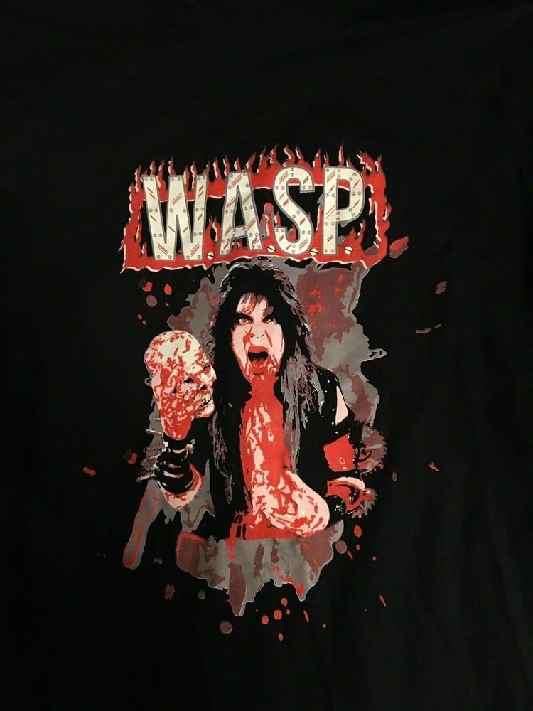 

WASP Tour Хлопковая Черная Мужская Футболка Топы Футболка S-4XL L