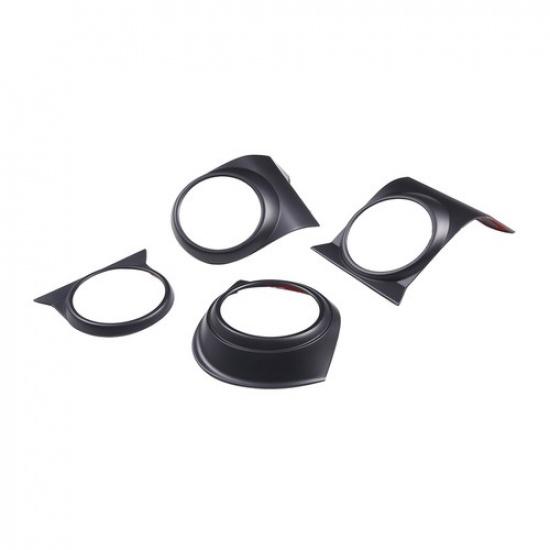 Matte Black Dashboard central Air Vent Outlet Cover Trim For Toyota Tacoma 16-22