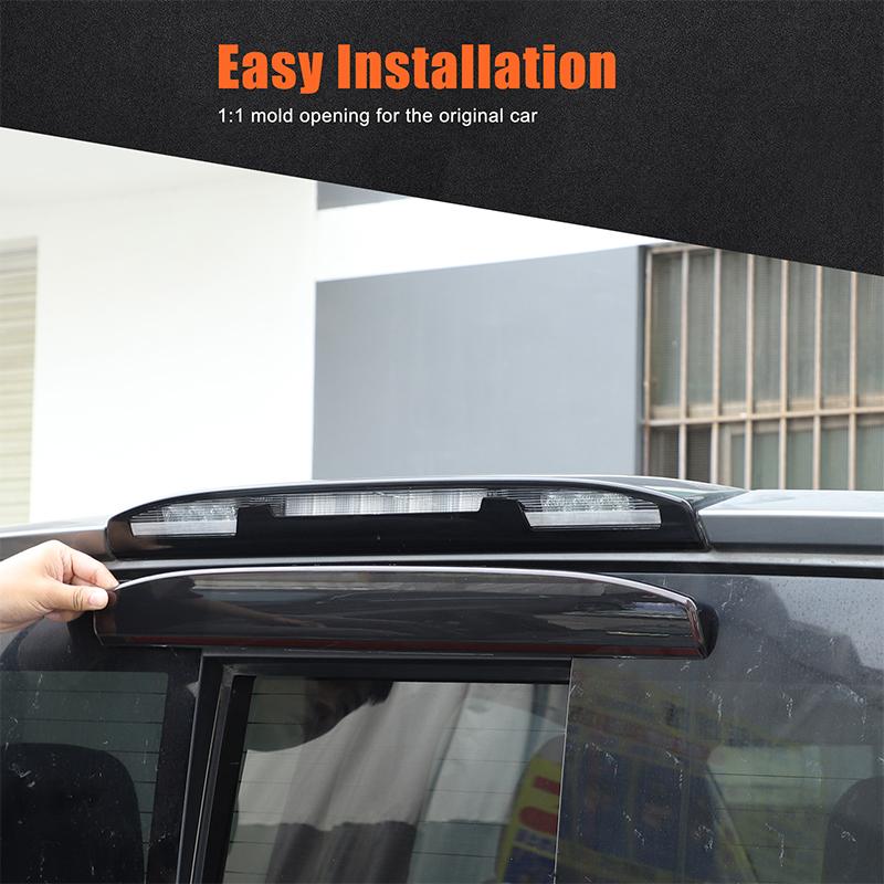 For Nissan Titan 2016-2025 ABS Third Brake Light Cover Trim High Mounted Stop Light Trim Decorative Car Accessories
