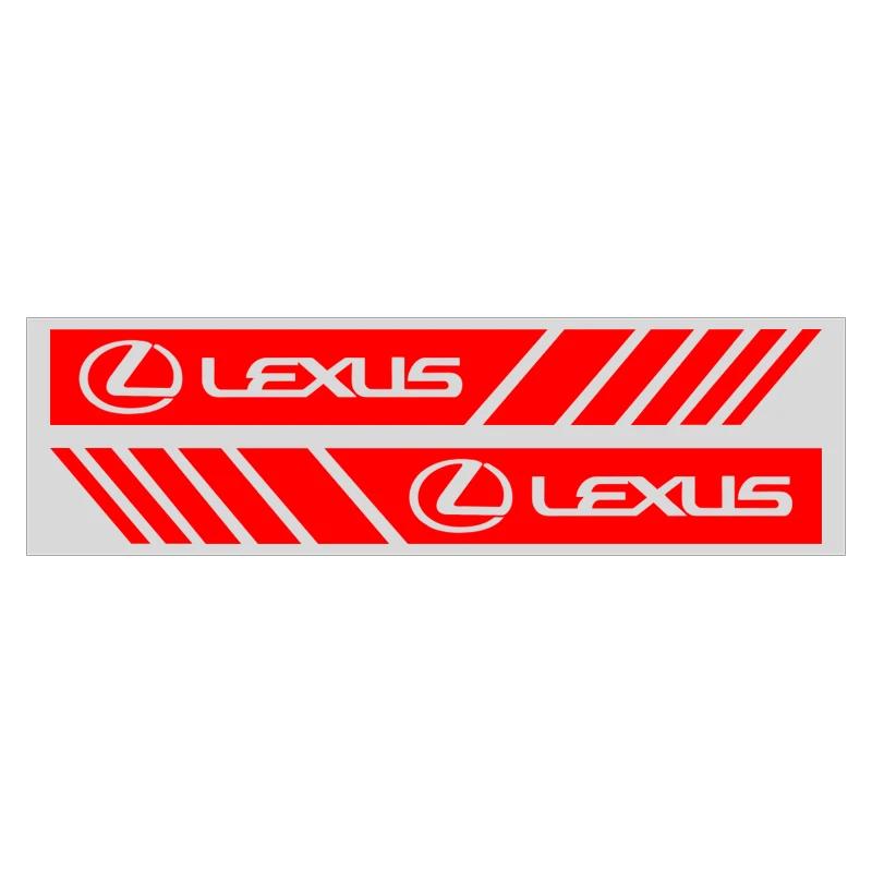 2 szt. Samochodowa Naklejka 3D Pasek Wyścigowy Paski Dekoracja Stylingowa Lusterek Bocznych Tylnych Dla Lexus IS250 Ct200h LS430 LX570 NX300h IS300h RX330 ES300h UX250h