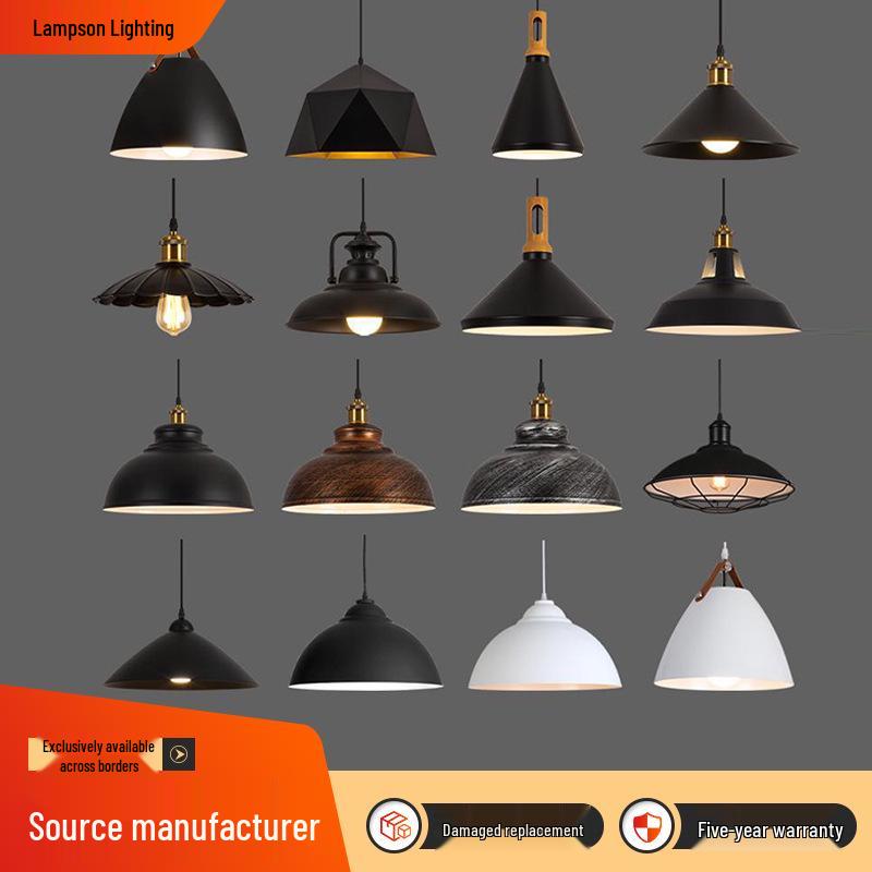 Retro Industrial Iron Chandelier for Hotels, Restaurants, and Bars