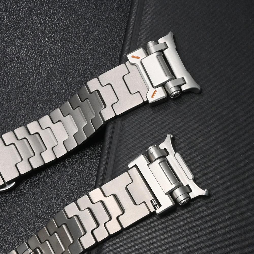 No Gaps Titanium Band for Samsung Galaxy Watch 7 Ultra 47mm Metal Connector Bracelet for samsung galaxy 47MM ULTRA Luxury Strap