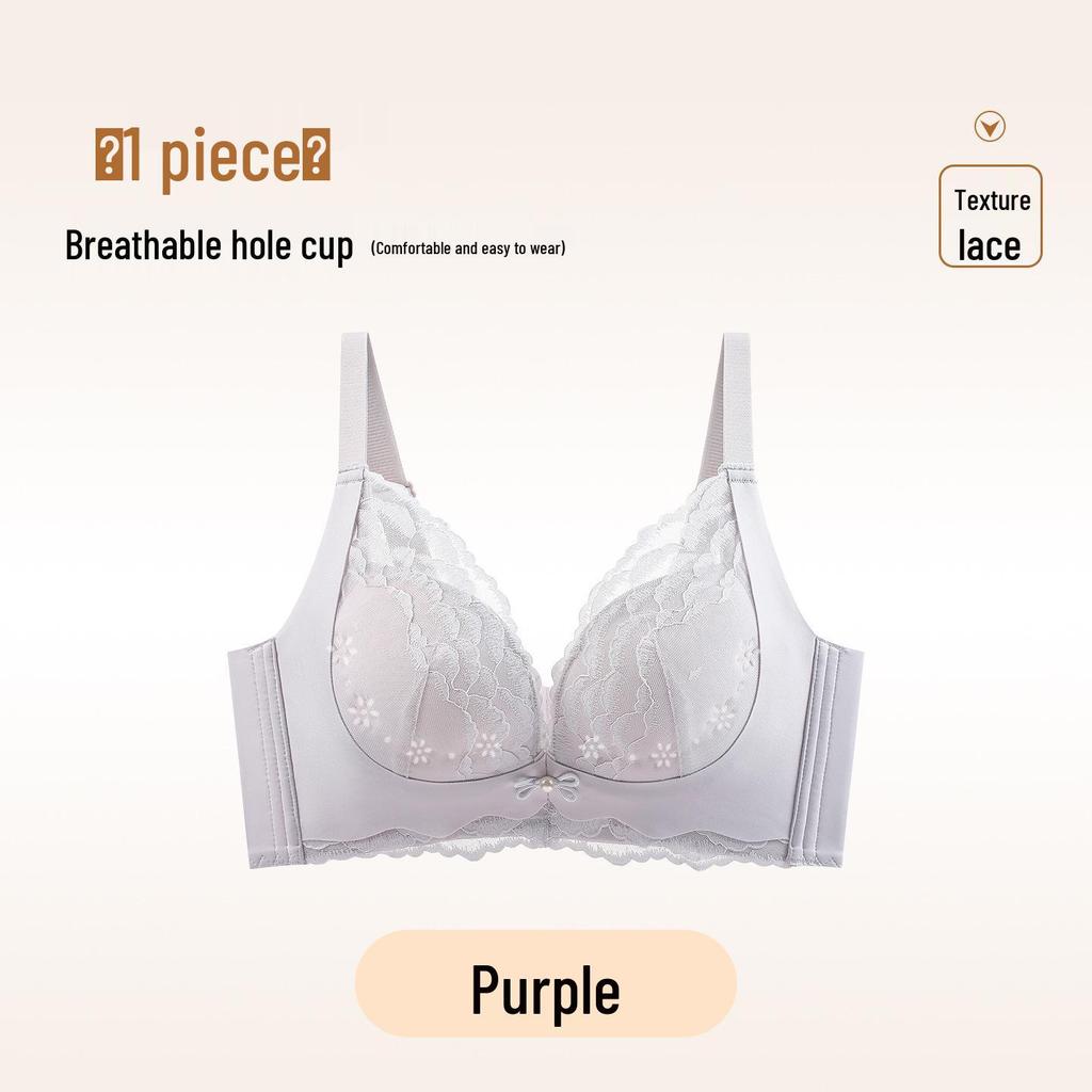 Breathable Invisible Underwire Bra for Small Busts - Anti-Sagging with Adjustable Fit
