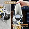 Sticky Cross Cat Furoshiki Cooling Cloth Paw Print Design Wrapping 5050cm Insulation Absorbent Convenient Item Usable Without Tying Multi-purpose