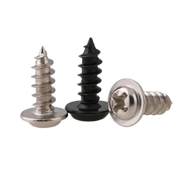 Nickel-Plated Phillips Round Head Self-Tapping Screws with Spacer In Various Sizes: M1.4, M1.7, M2, M2.3, M2.6