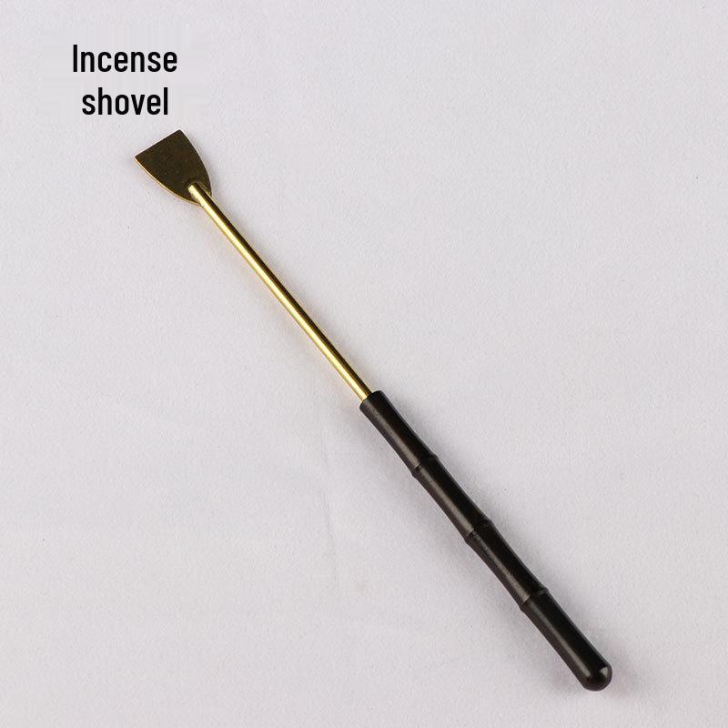 Ebony Pure Copper Incense Ceremony Set: 7-Piece Mold & Tool Kit for Incense Powder Patterns