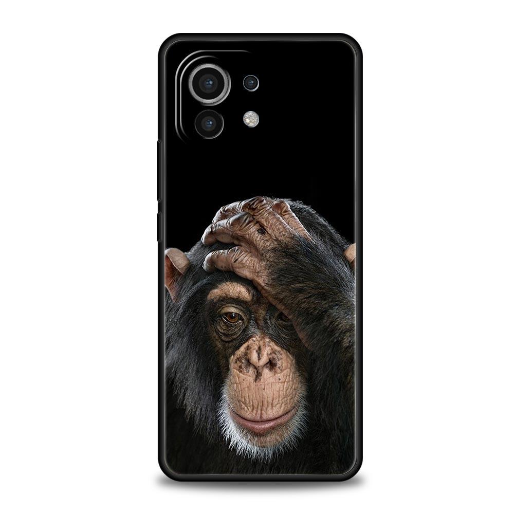 

Милый забавный чехол-обезьянка для телефона Xiaomi Mi 17 15T 15 14 14T 13T 12T Pro 12 13 Lite 5G 11T Poco X6 X7 X5 Pro Мягкая крышка Xiaomi 13T(Pro)