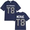 Tate McRae Tour Concert Leopard Print Unisex Women And Men Short‑Sleeve T-shirt