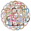 50-Pack Transparent Vintage Pet Photo Frame Stickers Waterproof Decorative Decals For Water Bottles Guitars Notebooks Stationery