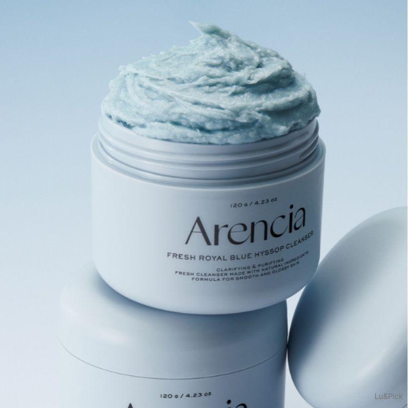 arencia Fresh Royal Blue Hyssop Mochi Soap Cleanser 120ml (+Free Gift)