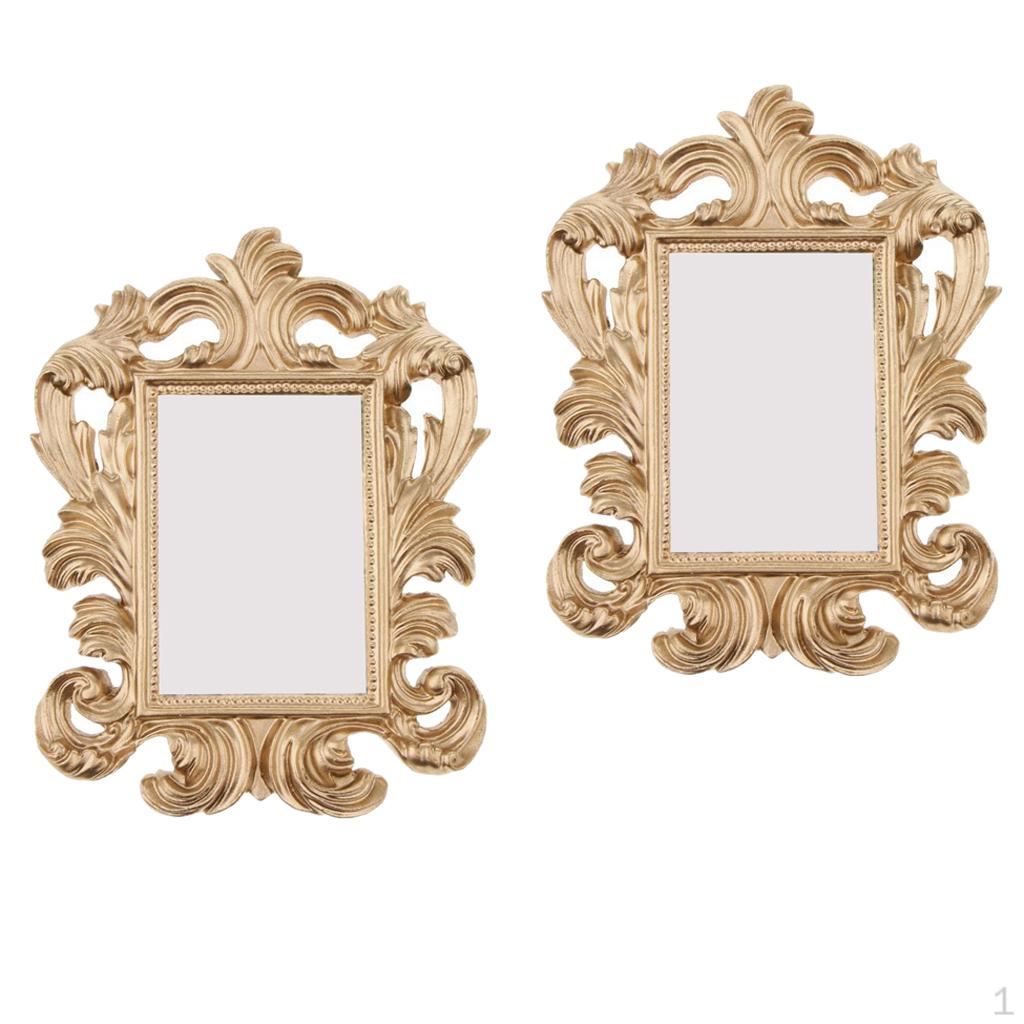 

2x Блестки Золотая Смола Картина Ретро Стиль для Свадебного Подарка, Декор для Вечеринки, Настольная и Настенная Выставка