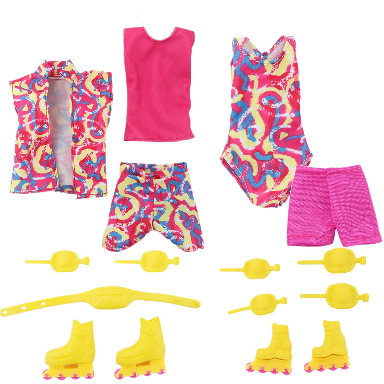 

Пара спортивных фигурного катания, крутые наряды с граффити для Кена, одежда для кукол Барби, аксессуары для кукол 1/6, 30 см, кукольный домик, игрушки(НЕТ КУКЛ)