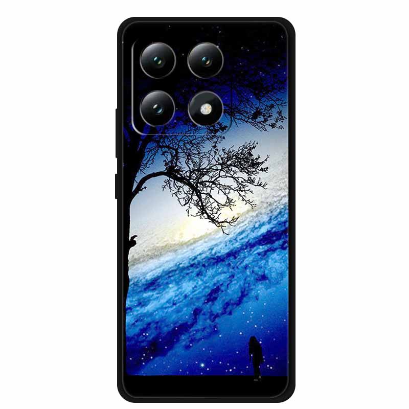 Handyhülle Für Xiaomi 15T Pro 5G Rückseite Hüllen Schwarzes Silikon Weiches Coque Für Xiaomi 15T 5G Hülle 15 T Pro 6,83" Fundas Schale