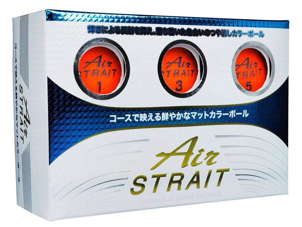 

LEZAX Golf Ball Air STRAIT Matte Color Ball 6 Pieces Orange ASBA-7759 оранжевый