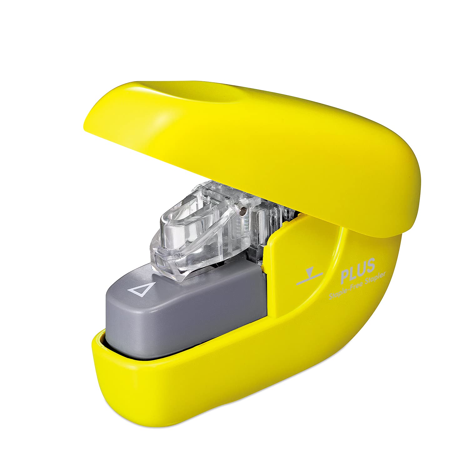 

Plus Needleless Paper Stapler, Clinch, Yellow, SL-106NB, 31-126