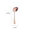 Rose Gold Stainless Steel Dinnerware Cake Spatula Soup Spoon Colander Spoon Service Spoon Salad Fork Buffet Party Accessories Tools