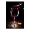 Red Wine Glass Oil Painting Prints Poster Modern Canvas Art Bar Restaurant Kitchen Wall Decoration Dinning Living Room Decor