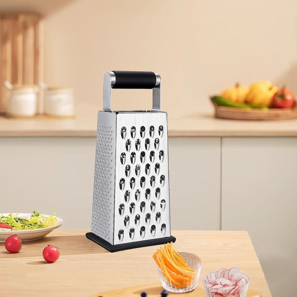4-Sided Blades Manual Cheese Grater with Handle Kitchen Chopper Food Shredder Cooking Accessories