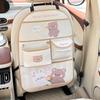 Car Seat Back Dining Table & Storage Bag with Cartoon Design