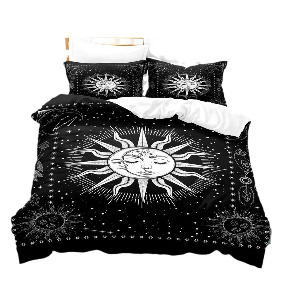 Druk modowy, druk cyfrowy 3D, pościel, poszwy na kołdrę, poszewki na poduszki, zestawy trzyczęściowe