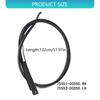 75551-0C050 75552-0C050 for 2007-2020 Roof Rubber Strips Weatherstrip Waterproof Rain Seal Replacement Accessory