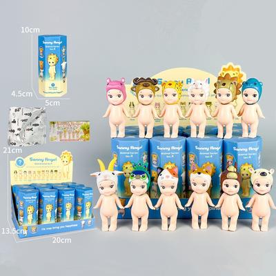 Sony Angel Hippers Blind Box Serie Stehendes Tier Niedliche Figuren Zimmerdekoration Sammlerstück Weihnachtsgeschenk für Kinder
