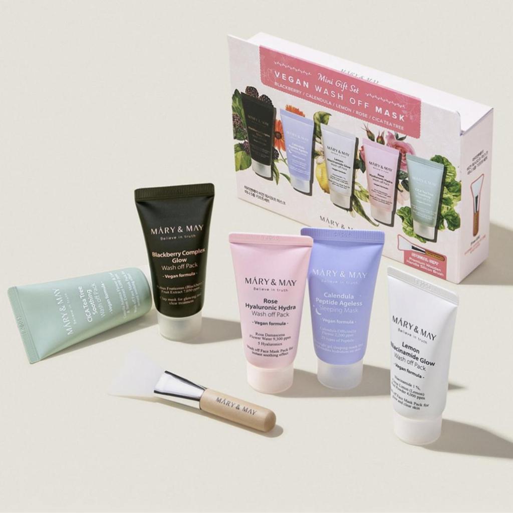 [Mary&May] Wash Off Mask Mini Gift Set