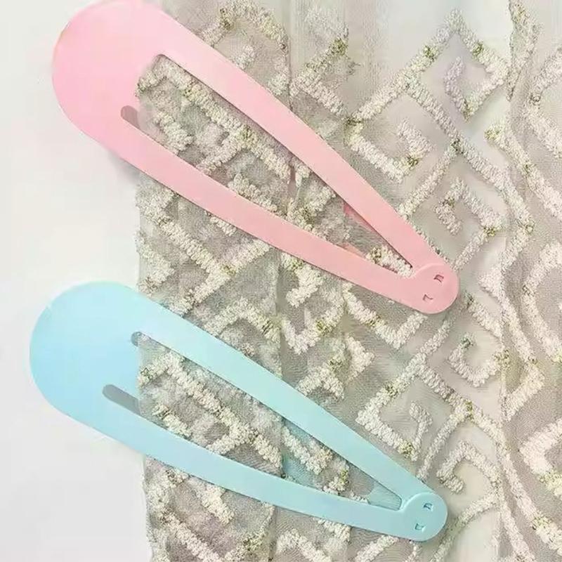 10Pcs/pack Oversized Hair Clip For Women Fashionable Barrettes Funny Accessory For Daily Wear And Parties