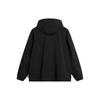 Li Ning CF Suo Solid Color Casual Zip-Up Hooded Long Sleeve Jacket Men Jackets Black AJDU249-2