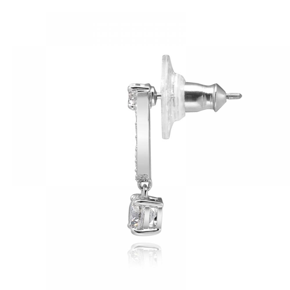 Swarovski 5563278 Constella Hoop Drop Earrings