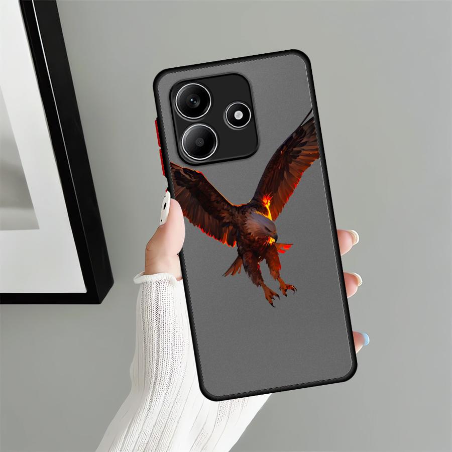 

Funda Back Phone Cover Case for Xiaomi Redmi Note 14 10 11 13C 14C 12 13 Pro Plus 9S A4 Cool Animals Art Redmi 14C 4G