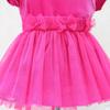 Newborn Kids Girl Dress Summer Clothes Set Casual Set Sports Outfits Behind Zipper Clothing Bow-Knot Princess Dress