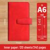 Customizable A6 Business Notebook with Logo Print - Portable Pocket-Size Notepad in Bag