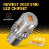 AUXITO BAY15D 1157 Amber LED STOP LIGHT BRAKE BULBS GLOBE TAIL BRIGHT FREE 12V