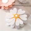 Set Of 6 Daisy Petal Snack Seal Clips - Cute 3D Magnetic Closure Clips Shaped Like Little Daisies, Perfect For Sealing Chips, Pet