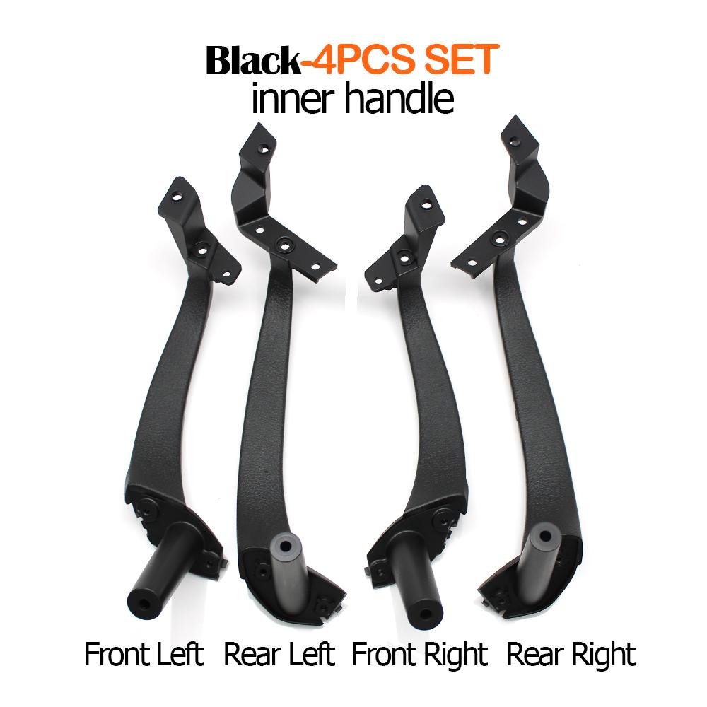 4PCS Car Left Right Front Rear Door Pull Handle Cover Panel Trim Set For Mercedes Benz S Class W220 S200 S300 S350 1998-2003