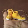 Mini Leather Doll Shoes 1 Pair 4*1.5cm for OB22 OB24 1/6 Licca Dolls Clothing Matching Dress Up Accessories