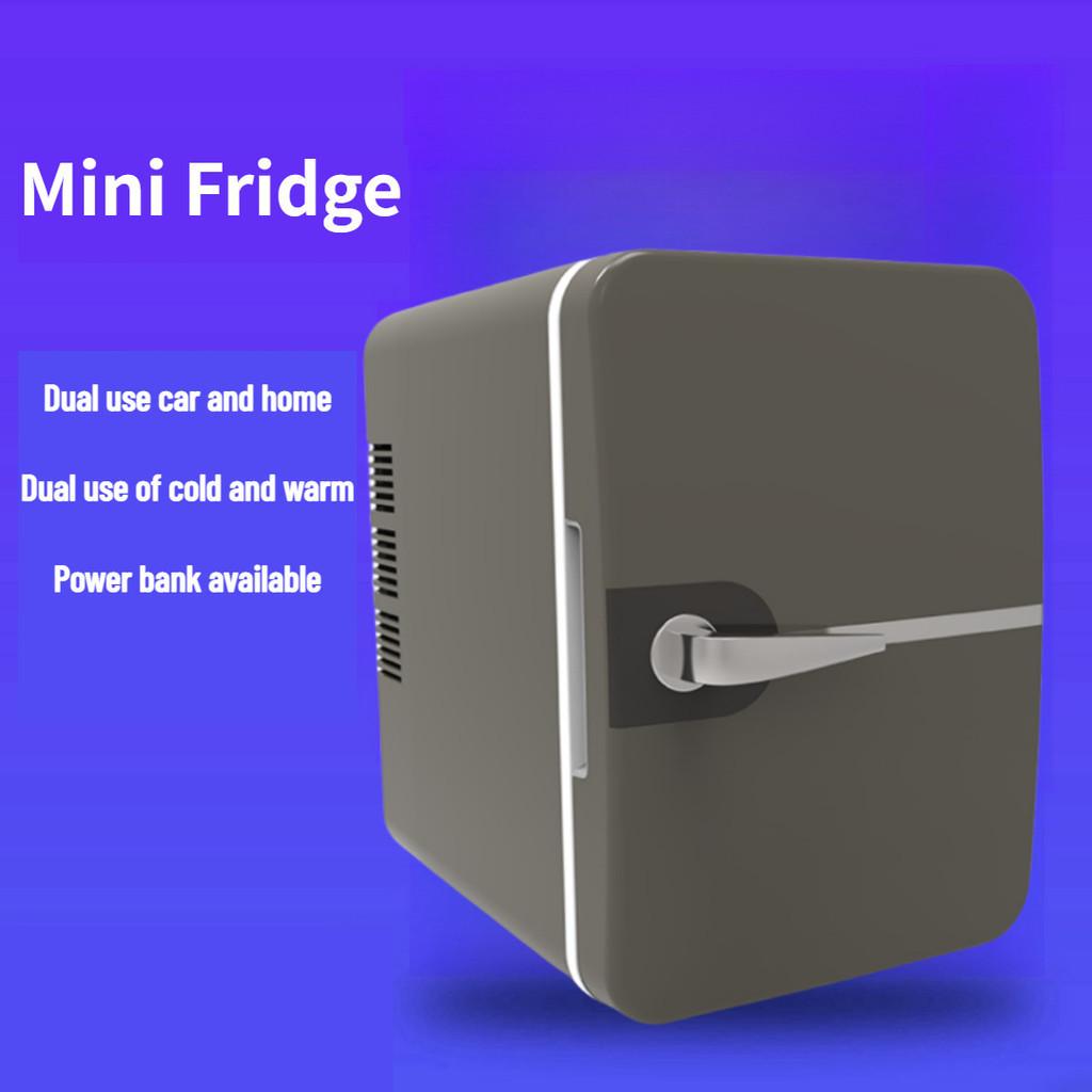 48W 6L Mini Car Refrigerator Large Capacity Small Freezer Car Home Dual Use Refrigerator Low Noise Fridge 174x235x239mm