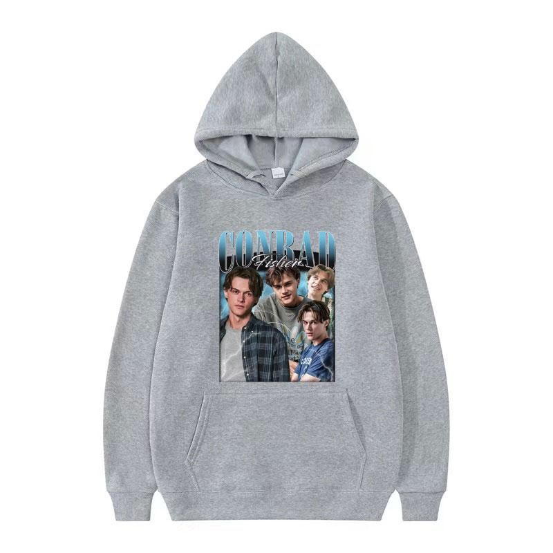 Movie Conrad Fisher Graphic Pullovers Team Conrad Cousins Beach Casual Hoodies Men Women Oversized Vintage Sweatshirt Streetwear