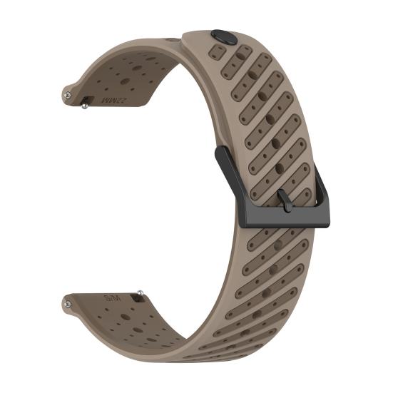 Silikon Klokkereim Erstatning for Suunto Race 2 Justerbar Vanntett Pustende 22MM Dame Herre Smartklokke Sport Armbånd