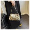 Large Capacity Chain Tote Bag Blingbling Evening Party Bag INS Female Handbag  Banquet