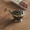 New Chinese Style Incense Burner Zinc Alloy Lotus Lucky Cat Indoor Aromatherapy Handicraft Accessories Incense Holder