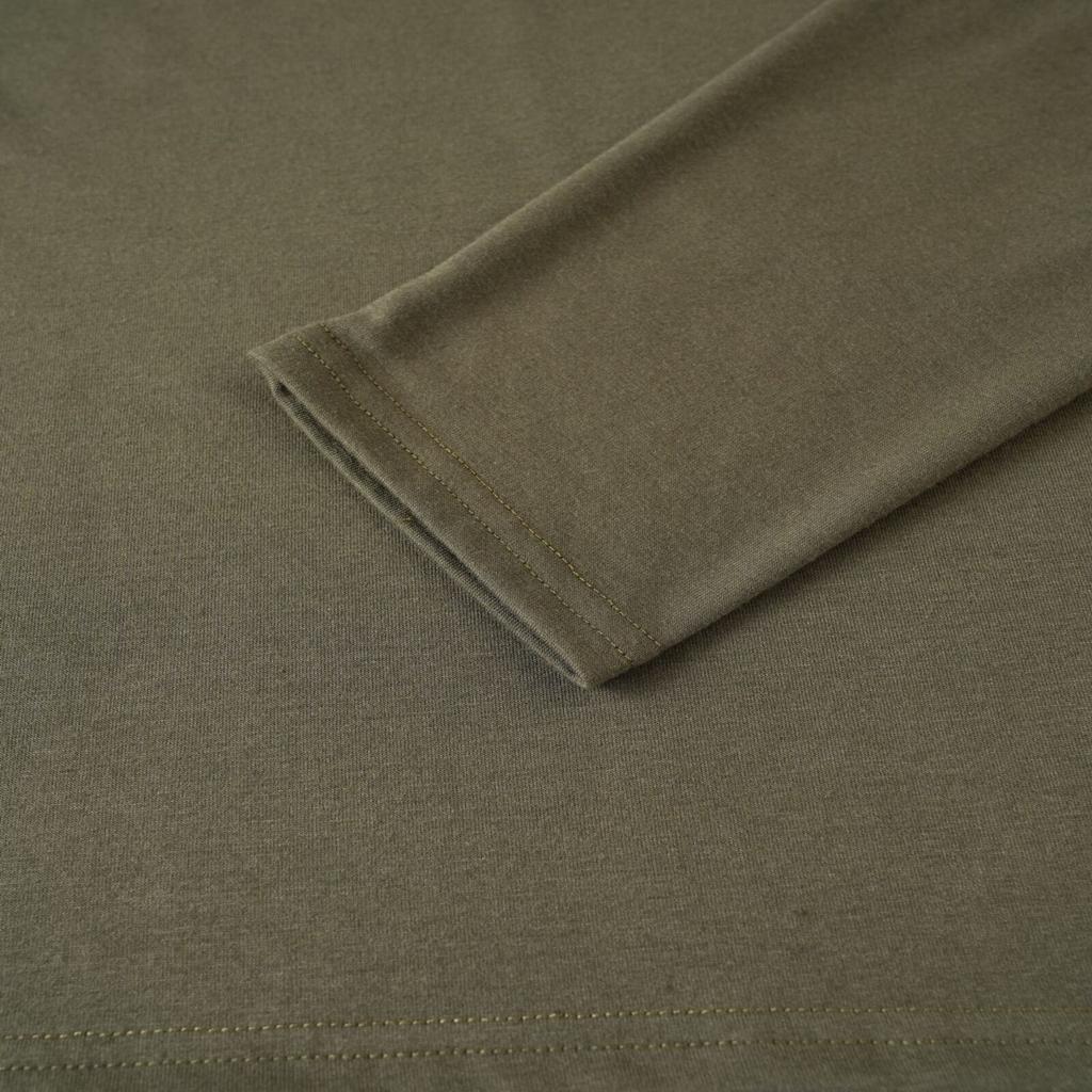 Men's Round Neck T-shirt, Cotton Base Shirt, Long Sleeved Top