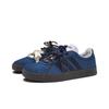 adidas Blue Hesitation Wear Resistant And Lightweight Low Top Skateboard Shoes Unisex Blue HQ1802(Team551-)