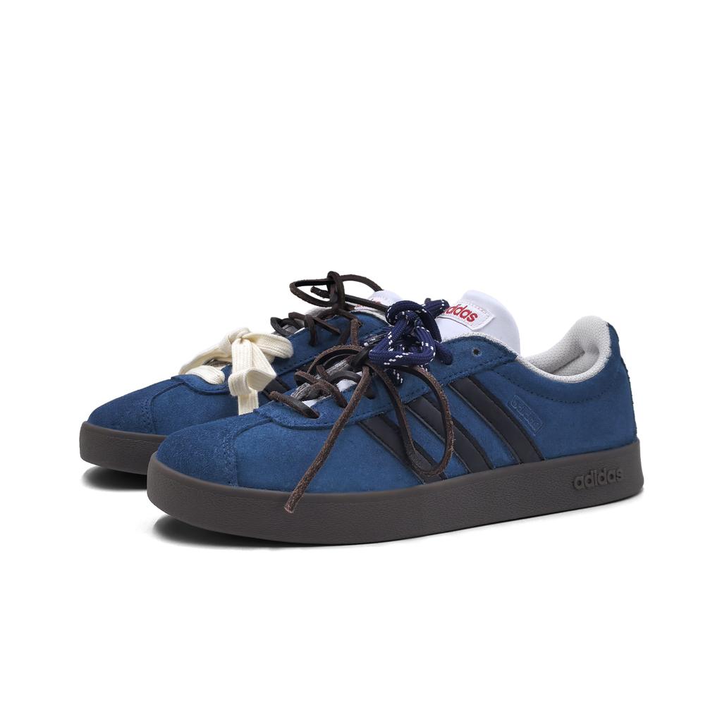 adidas Blue Hesitation Wear Resistant And Lightweight Low Top Skateboard Shoes Unisex Blue HQ1802(Team551-)