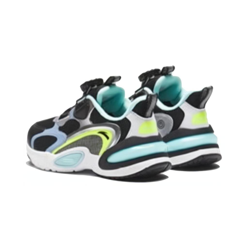 Anta Comfortable Versatile Shock Absorbing Durable Low Top Kids Running Shoes Kids sneaker Black Gray Blue 312349986-3