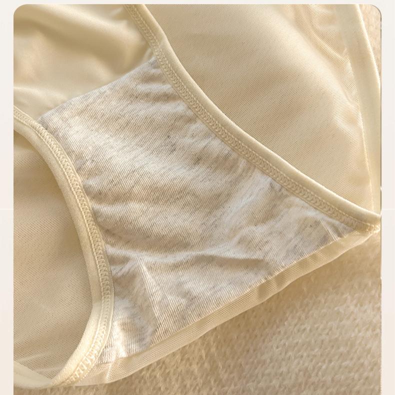 Sexy Hollowed Out Girl's Panties Mesh Hot Low Waist Pure Desire Thin Belt Triangle Women’s Panties