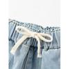 Boys' Denim Shorts, Summer Light-Colored Five-Point Pants, 2025 New Children's Clothing, Soft Thin Casual Pants for Young Children
