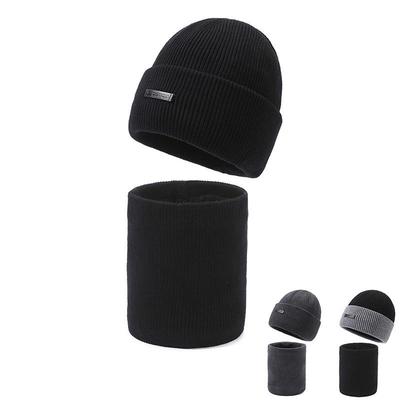 Men's & Women's Warm Knitted Wool Hat: Autumn/Winter Outdoor Cold-Proof Velvet-Lined Cycling Beanie